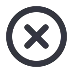 Close Ring SVG Icon